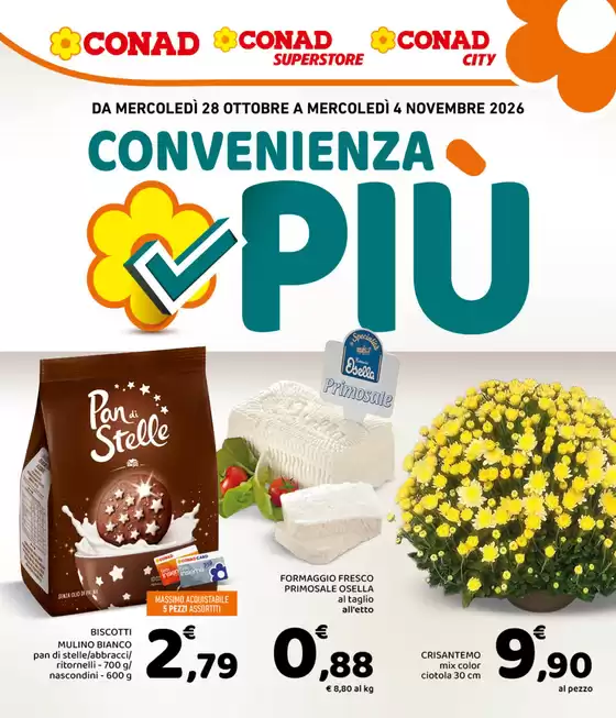 Volantino Conad Superstore a Frontone | Convenienza Più | 2026-10-28T00:00:00.000Z - 2026-11-04T00:00:00.000Z
