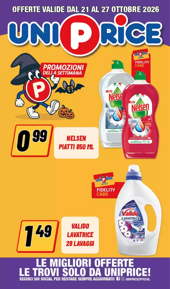 Volantino UniPrice a Comiso | Promozioni della settimana | 2026-10-21T00:00:00.000Z - 2026-10-27T00:00:00.000Z