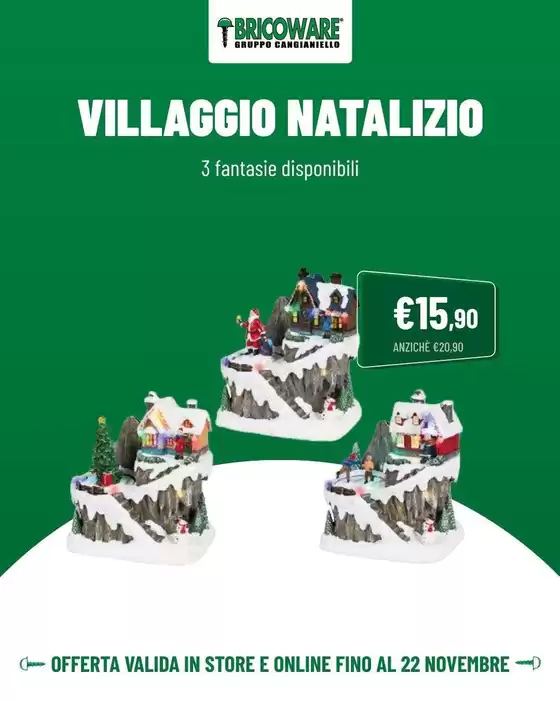 Volantino Bricoware | Villaggio natalizio | 2026-10-21T00:00:00.000Z - 2026-11-22T00:00:00.000Z