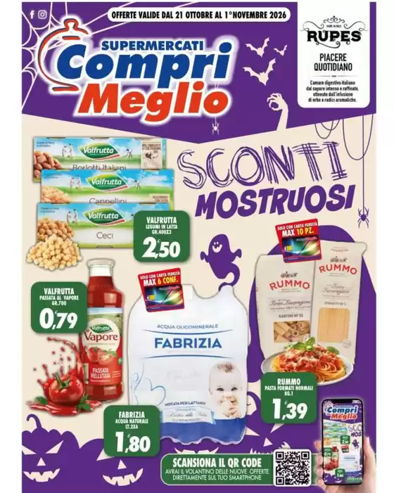 Volantino Compri Meglio | Sconti mostruosi | 2026-10-21T00:00:00.000Z - 2026-11-01T00:00:00.000Z
