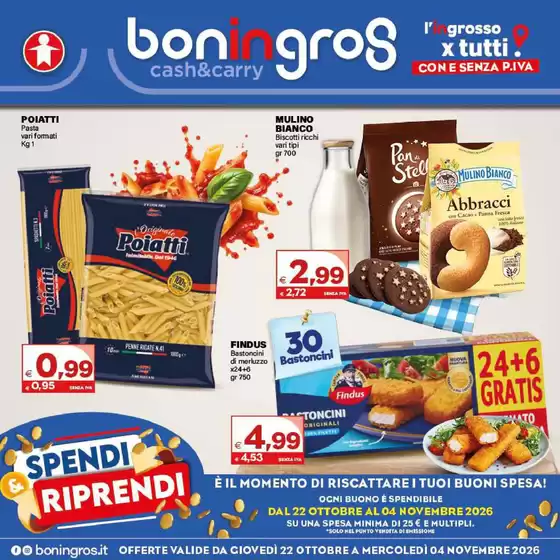 Volantino Boningros Cash and Carry a Teverola | Spendi riprendi | 2026-10-22T00:00:00.000Z - 2026-11-04T00:00:00.000Z