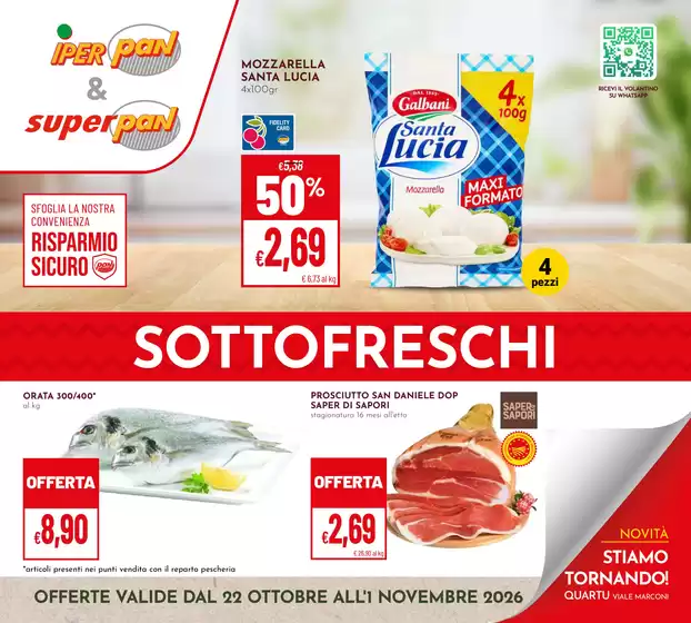 Volantino Iperpan | Sottofreschi | 2026-10-22T00:00:00.000Z - 2026-11-01T00:00:00.000Z