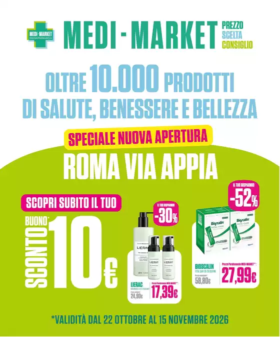 Volantino Medi-Market a Dosson | Nuova apertura | 2026-10-22T00:00:00.000Z - 2026-11-15T00:00:00.000Z