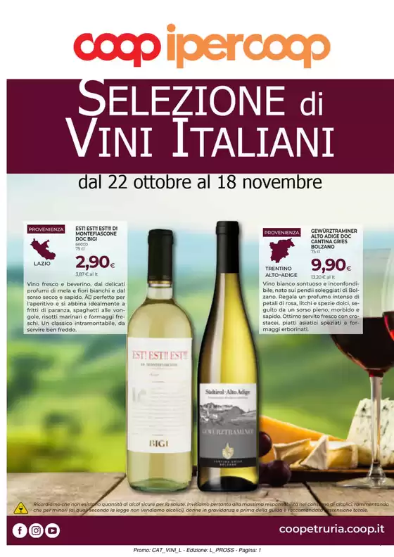 Volantino Ipercoop | CATALOGO VINI | 2026-10-22T00:00:00.000Z - 2026-11-18T00:00:00.000Z