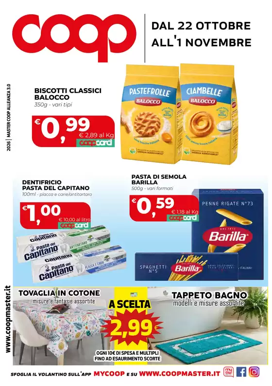 Volantino Coop a Bosisio Parini | dal 22 ottobre all'1 Novembre | 2026-10-22T00:00:00.000Z - 2026-11-01T00:00:00.000Z