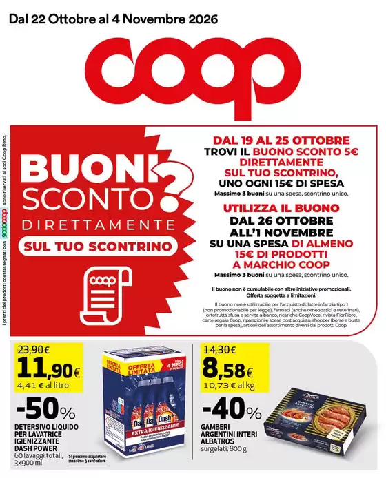 Volantino Coop a Granze | Dal 22 ottobre al 4 novembre 2026 | 2026-10-22T00:00:00.000Z - 2026-11-04T00:00:00.000Z