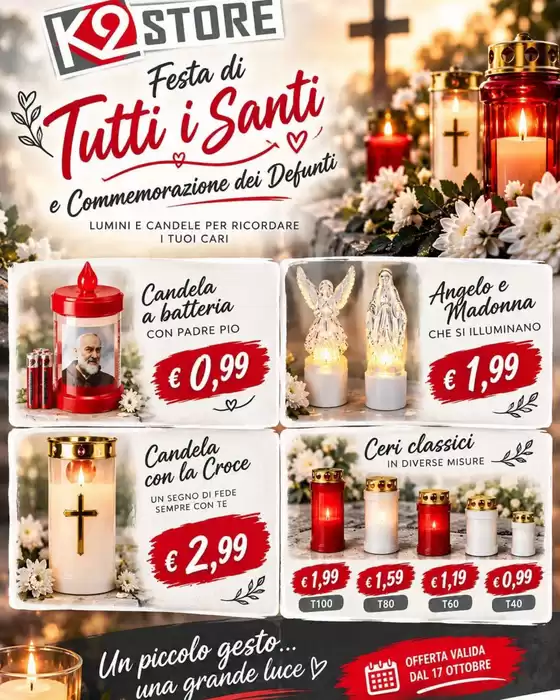 Volantino K2 Store | Festa di tutti i santi | 2026-10-21T00:00:00.000Z - 2026-10-25T00:00:00.000Z