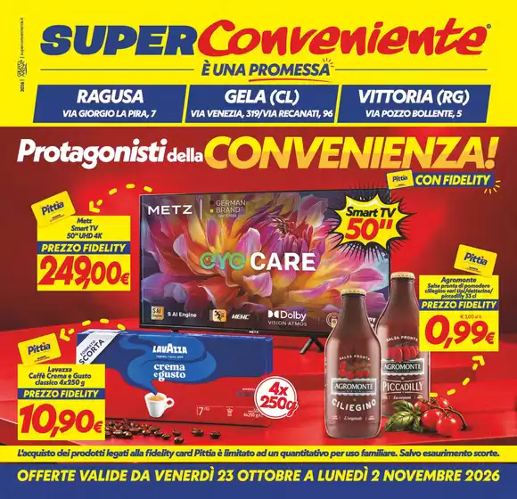 Volantino SuperConveniente | Protagonisti della convenienza | 2026-10-23T00:00:00.000Z - 2026-11-02T00:00:00.000Z