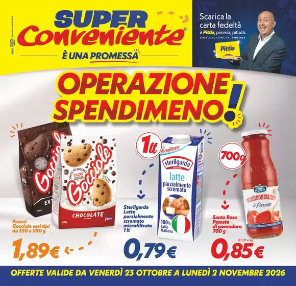 Volantino SuperConveniente | Operazione spendimeno! | 2026-10-23T00:00:00.000Z - 2026-11-02T00:00:00.000Z