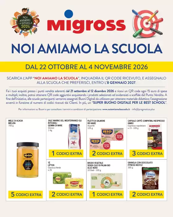 Volantino Migross Superstore | Noi Amiamo la Scuola | 2026-10-22T00:00:00.000Z - 2026-11-04T00:00:00.000Z