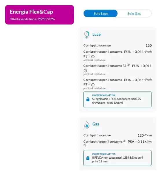 Volantino Engie a Grugliasco | Energia Flec&Cap | 2026-10-22T00:00:00.000Z - 2026-10-28T00:00:00.000Z