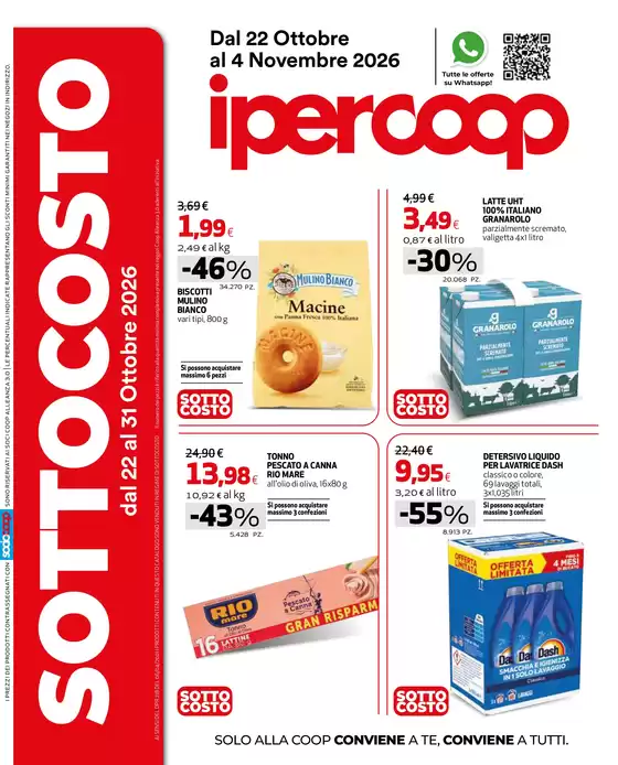 Volantino Ipercoop | Convenienza | 2026-10-22T00:00:00.000Z - 2026-11-04T00:00:00.000Z