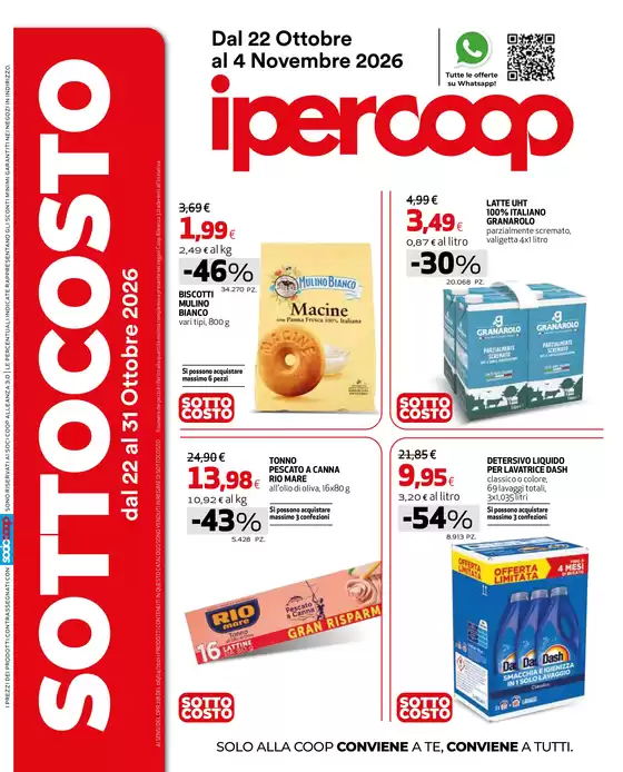 Volantino Ipercoop a Molfetta | Convenienza | 2026-10-22T00:00:00.000Z - 2026-11-04T00:00:00.000Z