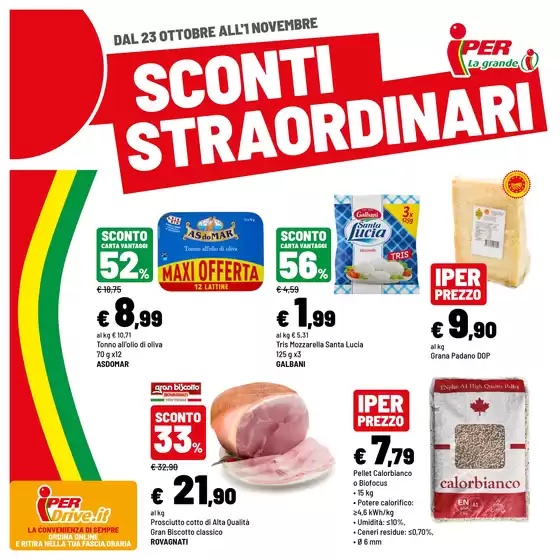 Volantino Iper La grande i a Belluno | Sconti straordinari | 2026-10-23T00:00:00.000Z - 2026-11-01T00:00:00.000Z