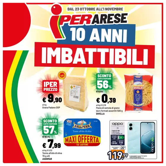 Volantino Iper La grande i | 10 anni imbattibili | 2026-10-23T00:00:00.000Z - 2026-11-01T00:00:00.000Z