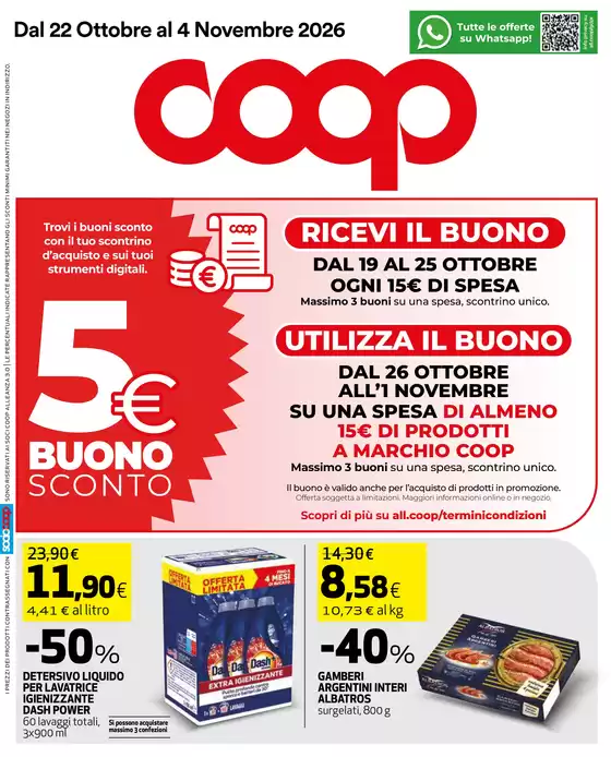 Volantino Coop a Predappio | Convenienza | 2026-10-22T00:00:00.000Z - 2026-11-04T00:00:00.000Z