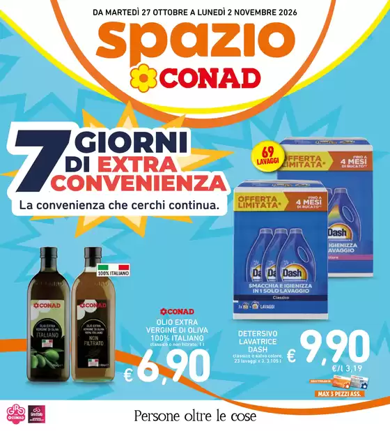 Volantino Spazio Conad a Lusciano | 7 giorni di extra convenienza | 2026-10-27T00:00:00.000Z - 2026-11-02T00:00:00.000Z