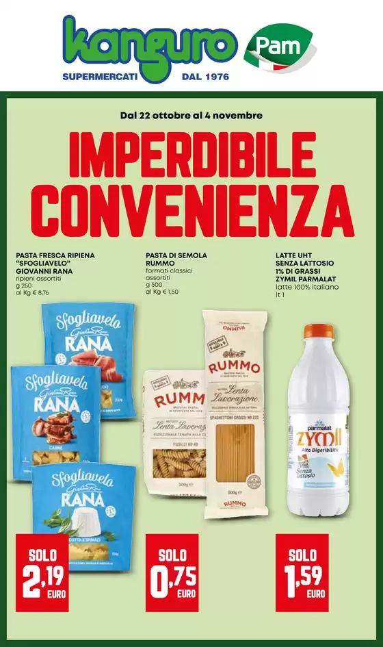 Volantino Kanguro | Imperdibile convenienza | 2026-10-22T00:00:00.000Z - 2026-11-04T00:00:00.000Z