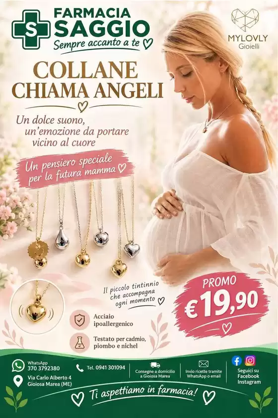 Volantino Farmacia Saggio | Collane chiama angeli | 2026-10-23T00:00:00.000Z - 2026-10-31T00:00:00.000Z