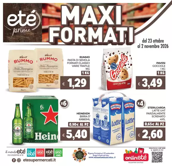 Volantino Etè a Arzano | Maxi Formati | 2026-10-23T00:00:00.000Z - 2026-11-03T00:00:00.000Z