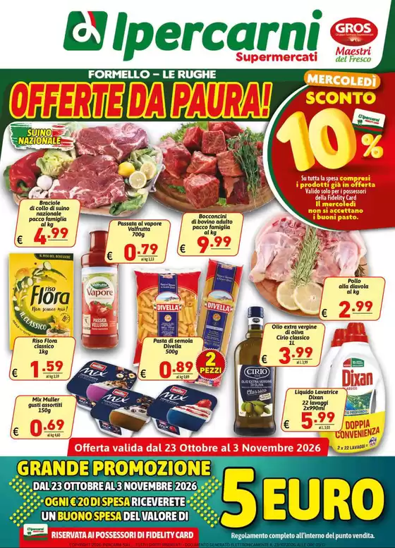Volantino Ipercarni | Offerte da paura! | 2026-10-23T00:00:00.000Z - 2026-11-03T00:00:00.000Z