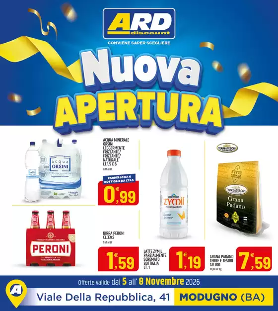 Volantino ARD Discount a Maierato | Nuova Apertura  | 2026-11-05T00:00:00.000Z - 2026-11-08T00:00:00.000Z