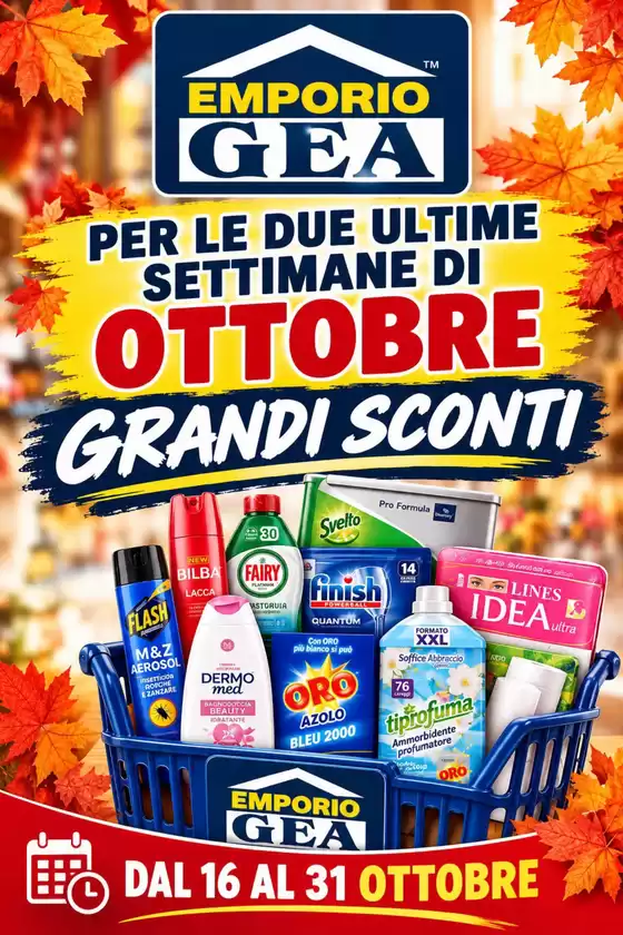 Volantino Emporio GEA | Grandi sconti | 2026-10-23T00:00:00.000Z - 2026-10-31T00:00:00.000Z