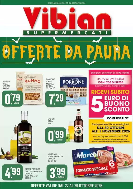 Volantino Vibian a Fiorano al Serio | Offerte da paura | 2026-10-22T00:00:00.000Z - 2026-11-01T00:00:00.000Z