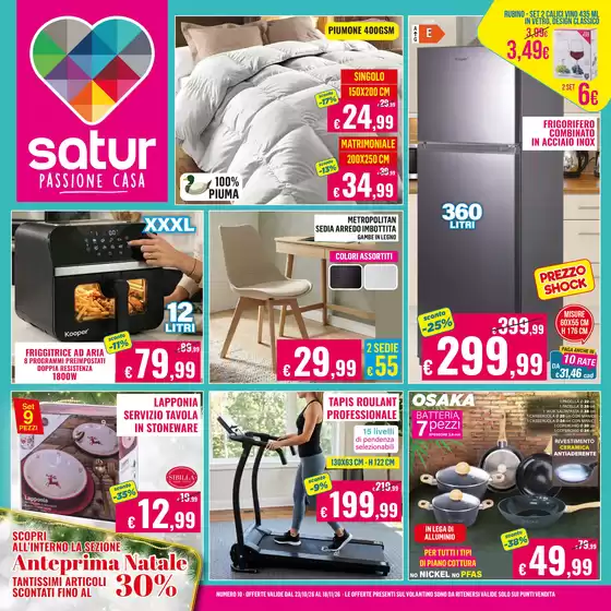 Volantino Satur a Poggiomarino | OFFERTE VALIDE DAL 23/10/26 AL 18/11/26 | 2026-10-23T00:00:00.000Z - 2026-11-18T00:00:00.000Z