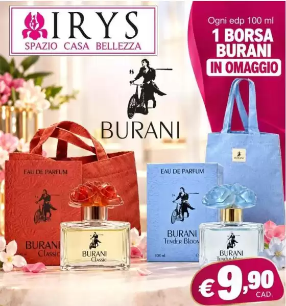 Volantino Irys | 1 borsa burani in omaggio | 2026-10-26T00:00:00.000Z - 2026-11-01T00:00:00.000Z