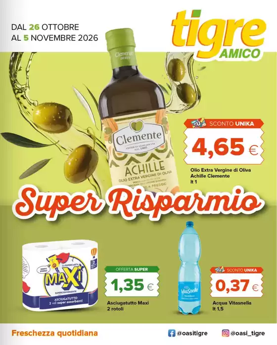 Volantino Tigre Amico | Super risparmio | 2026-10-26T00:00:00.000Z - 2026-11-05T00:00:00.000Z