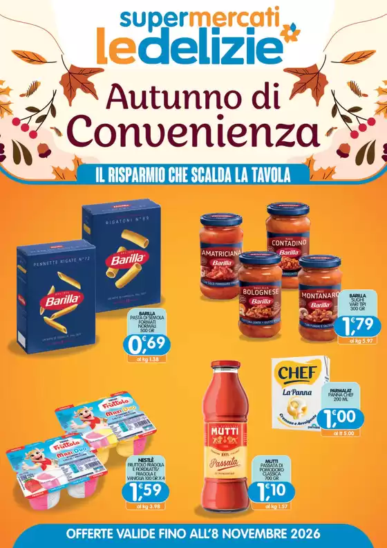 Volantino Le Delizie del Sud | Autunno di convenienza | 2026-10-26T00:00:00.000Z - 2026-11-08T00:00:00.000Z