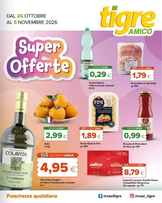 Volantino Tigre Amico | Super offerte | 2026-10-26T00:00:00.000Z - 2026-11-05T00:00:00.000Z