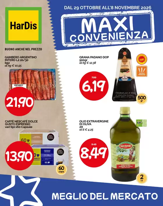 Volantino Hardis | Maxi convenienza | 2026-10-29T00:00:00.000Z - 2026-11-08T00:00:00.000Z