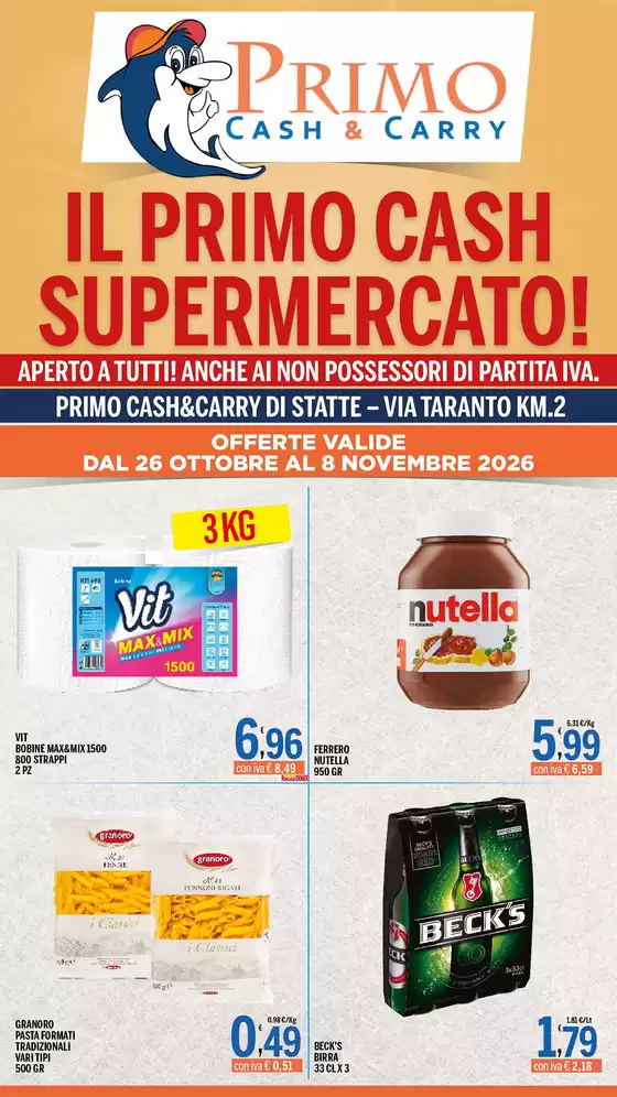 Volantino Pascar | Offerte valide dal 26 ottobre al 8 novembre 2026 | 2026-10-26T00:00:00.000Z - 2026-11-08T00:00:00.000Z