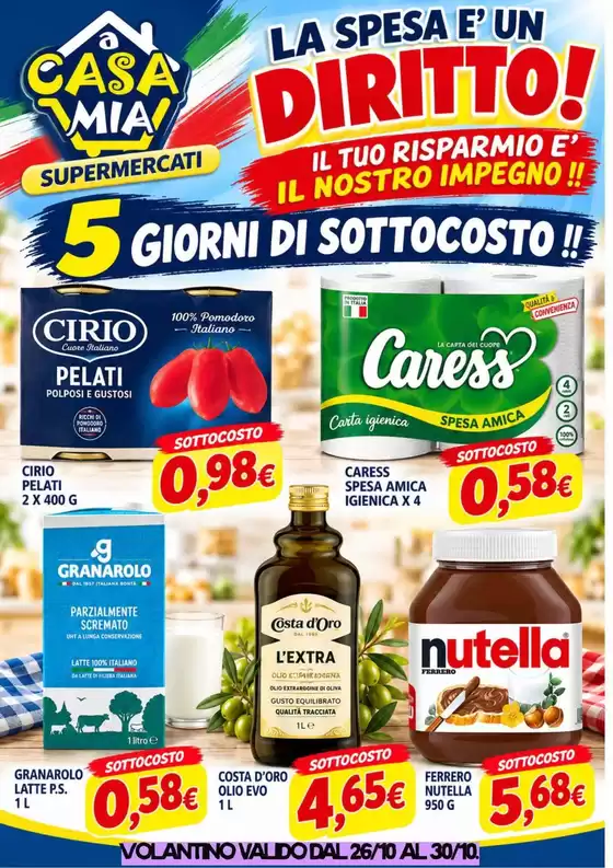 Volantino A Casa Mia a Martello | 5 GIORNI DI SOTTOCOSTO!! | 2026-10-26T00:00:00.000Z - 2026-10-30T00:00:00.000Z