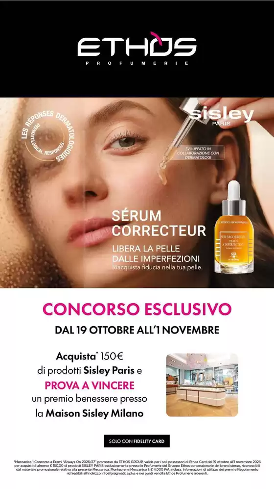 Volantino Ethos a Montebelluna | Concorso esclusivo | 2026-10-19T00:00:00.000Z - 2026-11-01T00:00:00.000Z