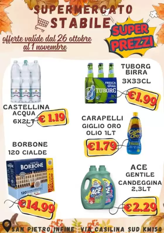 Volantino Supermercati Stabile | Super prezzi | 2026-10-26T00:00:00.000Z - 2026-11-01T00:00:00.000Z