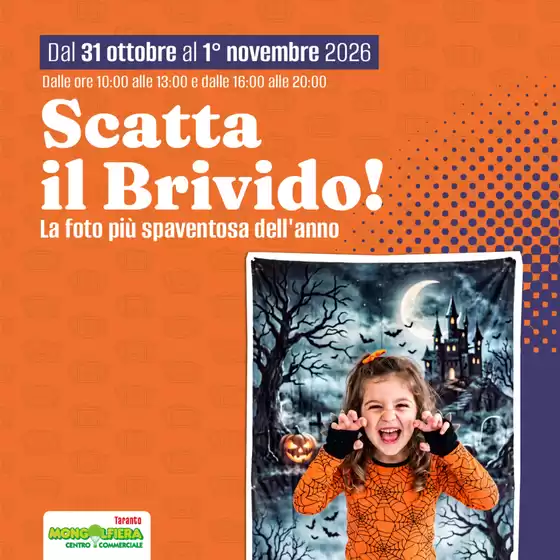 Volantino Mongolfiera - Taranto a Nichelino | Scatta il Brivido! | 2026-10-31T00:00:00.000Z - 2026-11-01T00:00:00.000Z