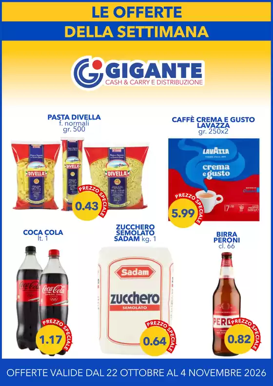 Volantino Gigante Cash & Carry | Offerte | 2026-10-22T00:00:00.000Z - 2026-11-04T00:00:00.000Z