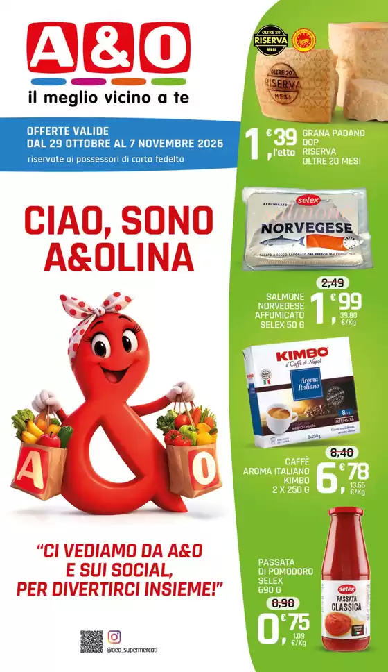 Volantino A&O a Barge | CIAO, SONO A&OLINA | 2026-10-29T00:00:00.000Z - 2026-11-07T00:00:00.000Z