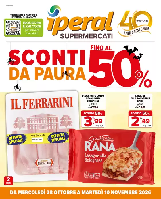 Volantino Iperal a Barge | Sconti da paura | 2026-10-28T00:00:00.000Z - 2026-11-10T00:00:00.000Z