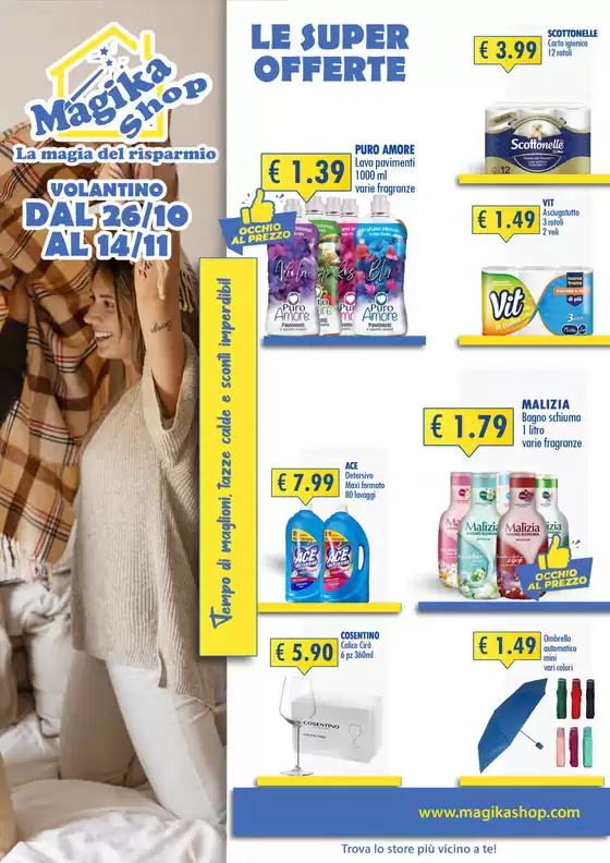 Volantino Magika Shop | Le super offerte | 2026-10-26T00:00:00.000Z - 2026-11-14T00:00:00.000Z