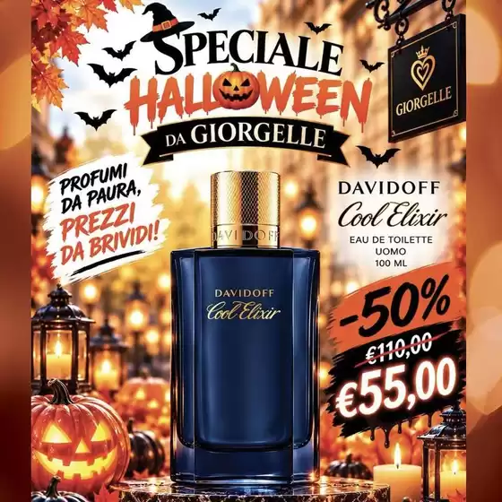 Volantino Profumeria Giorgelle a Rimini | Speciale halloween | 2026-10-31T00:00:00.000Z - 2026-11-14T00:00:00.000Z