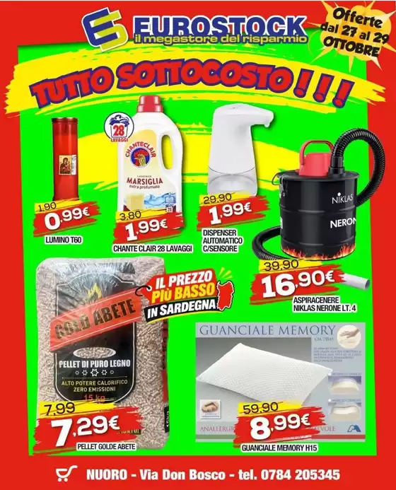 Volantino Eurostock | Tutto sottocosto!!! | 2026-10-27T00:00:00.000Z - 2026-10-29T00:00:00.000Z
