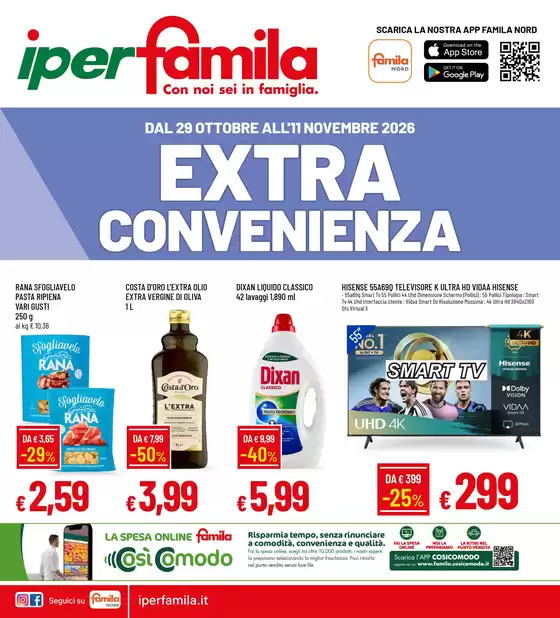 Volantino Iperfamila a Marcianise | EXTRA CONVENIENZA | 2026-10-29T00:00:00.000Z - 2026-11-11T00:00:00.000Z