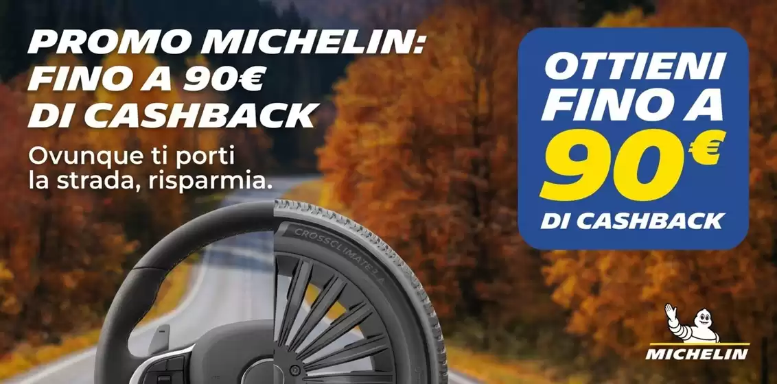 Volantino Trovagomme a Agrigento | Fino a 90 Euro di cashback | 2026-10-27T00:00:00.000Z - 2026-11-30T00:00:00.000Z