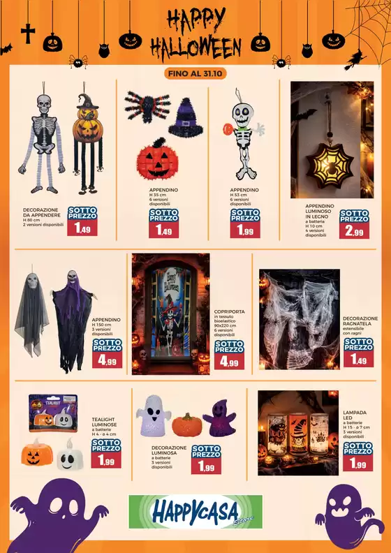 Volantino Happy Casa Store a Mathi | Happy halloween | 2026-10-27T00:00:00.000Z - 2026-10-31T00:00:00.000Z
