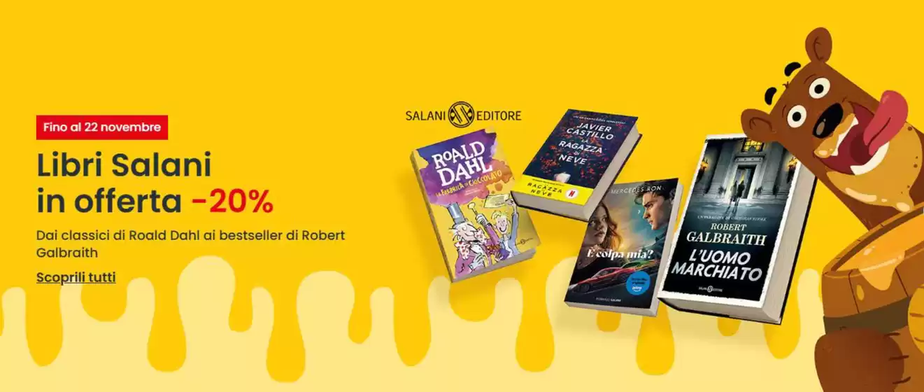 Volantino Feltrinelli a Paulilatino | Libri salani in offerta -20% | 2026-10-27T00:00:00.000Z - 2026-11-22T00:00:00.000Z