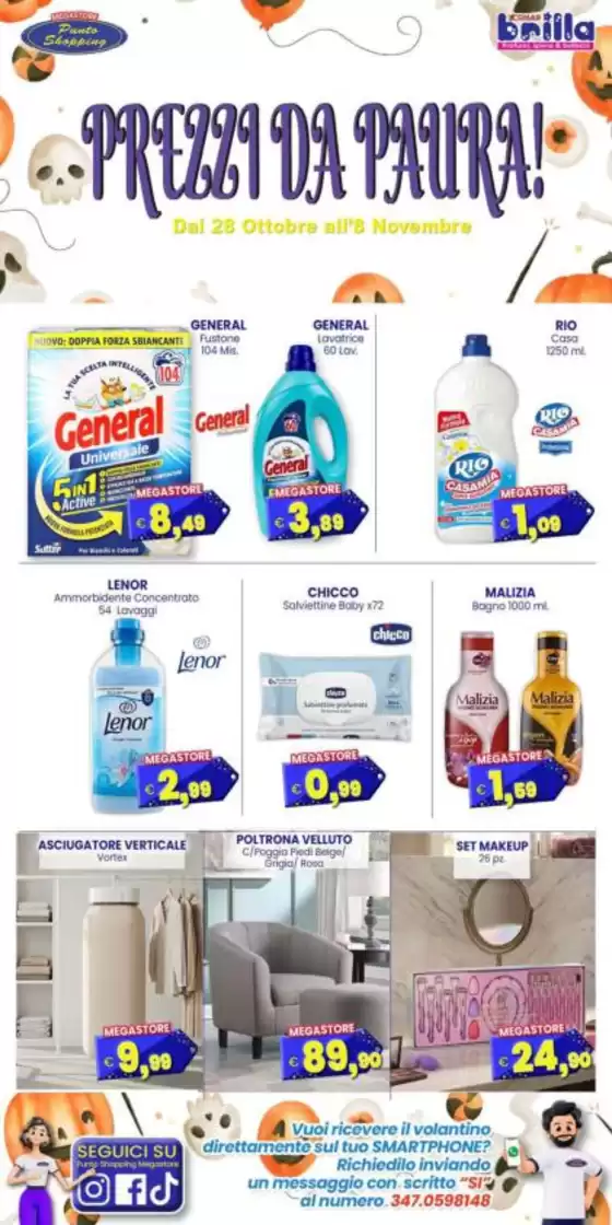 Volantino Punto Shopping Megastore | Prezzi da paura! | 2026-10-28T00:00:00.000Z - 2026-11-08T00:00:00.000Z